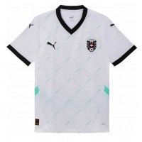 Camiseta Austria Segunda Equipación Replica Eurocopa 2024 mangas cortas